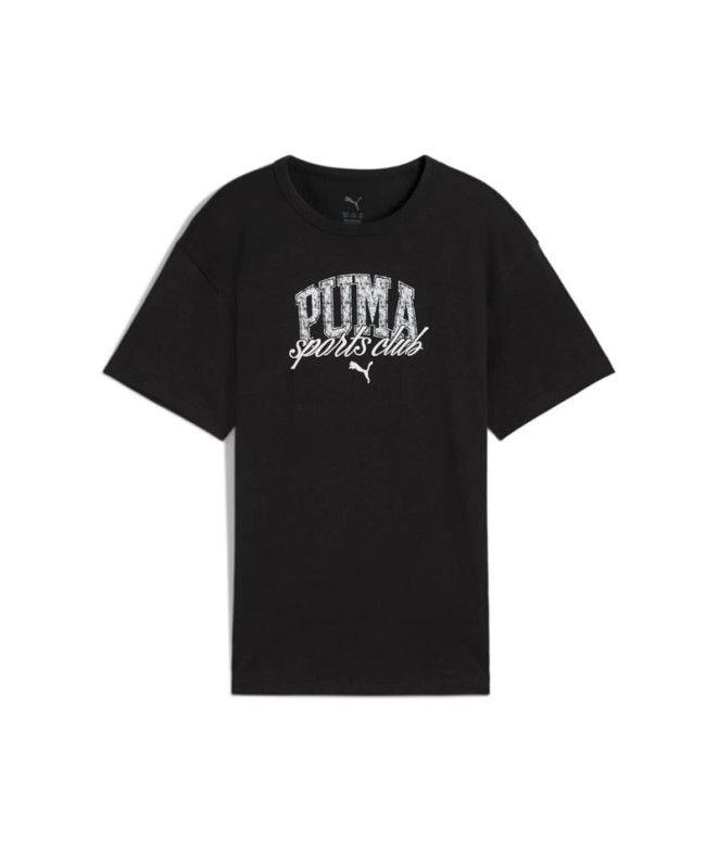 Camiseta Puma Class Ii G, Black, Niña