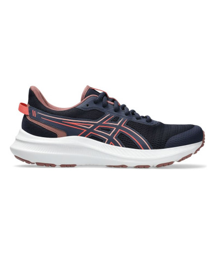 Chaussures de Running ASICS Jolt 5 Femme Bleu Foncé/Rose