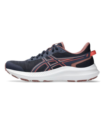 Chaussures de Running ASICS Jolt 5 Femme Bleu Foncé/Rose 2