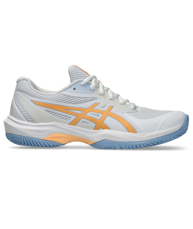 Sapatilhas de Pádel ASICS Game Ff Padel Mulher Branco/Laranja