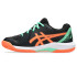 Chaussures de Pádel ASICS Gel-Dedicate 8 Padel Gs Enfant Noir/Corail