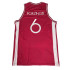 Camiseta Peak Basketball Morado Rojo Blanco