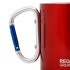 Taza de Camping Regatta Stl Mug Karabiner Rojo