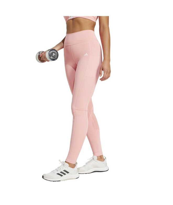 Malhas de Fitness adidas Optime Hr 1/1 Mulher Rosa