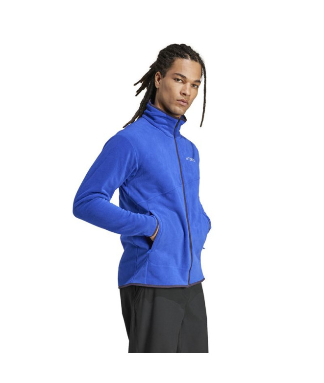 Polar de Montagne adidas Mt Fz Fleece Homme Bleu