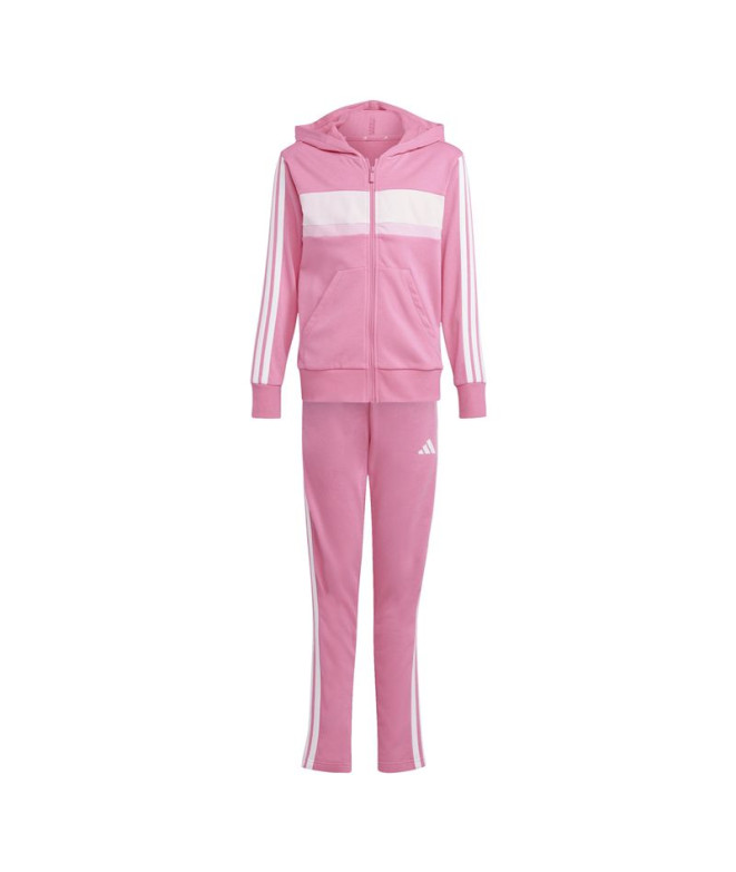 Chandal adidas 3 Bandas Tib French Terry Ts Enfant Rose