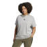 Camiseta adidas 3 Bandas Sj Mulher Cinza