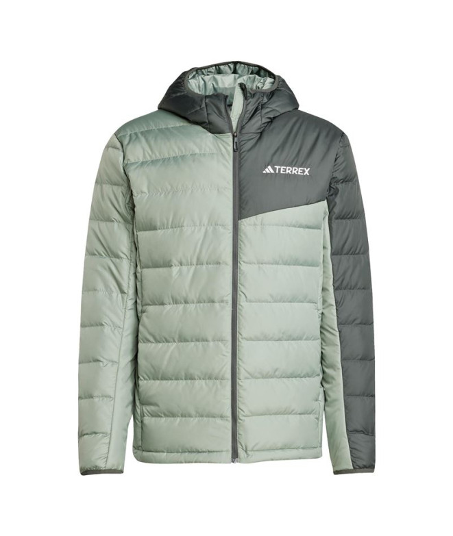 Chaqueta De Montaña adidas Mt Down Ho Hombre Verde