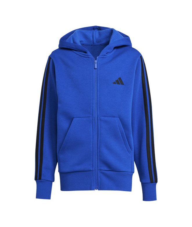 Sudadera adidas 3 Bandas Fl Fz Hd Infantil Azul/Negro