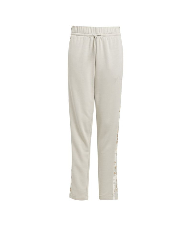 Pantalón adidas Animal 3 Bandas Ft Niña Gris