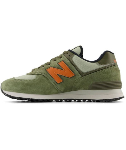 Chaussures New Balance 574 Vert Olive 2