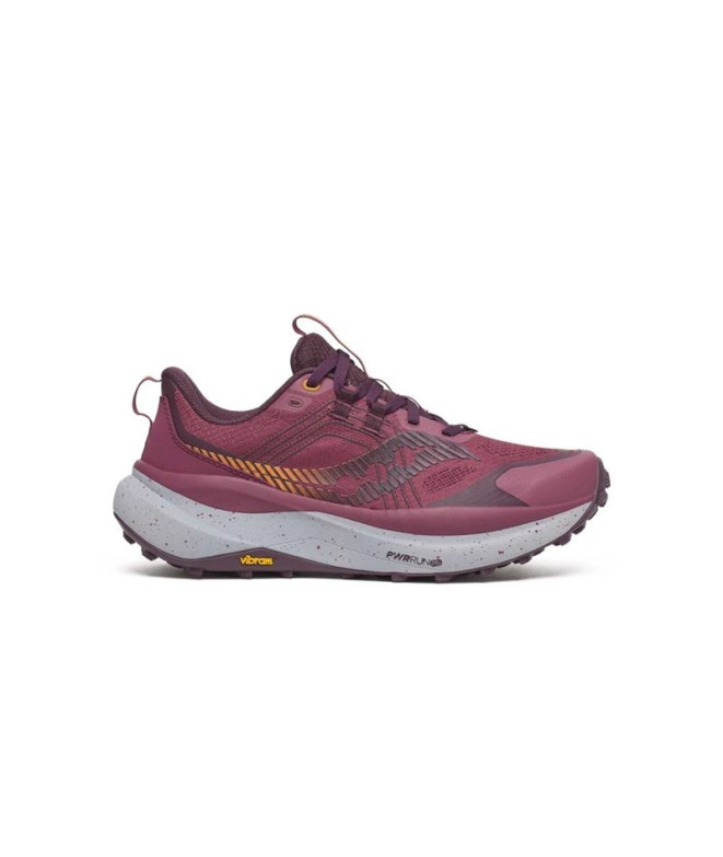 Chaussures de Trail Saucony Xodus Ultra 4 Femme Terra/Wine