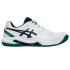 Zapatillas de Tenis ASICS Gel-Dedicate 8 Clay Hombre Blanco/Azul Oscuro