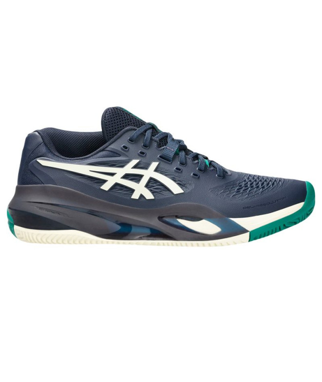 Zapatillas de Tenis ASICS Gel-Resolution X Clay Hombre Azul Oscuro/Beige