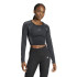 Camiseta de Fitness adidas Seamless Ls Mujer Negro