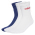 Meias adidas C Lin Crew 3P Infantil Azul Escuro / Branco / Branco