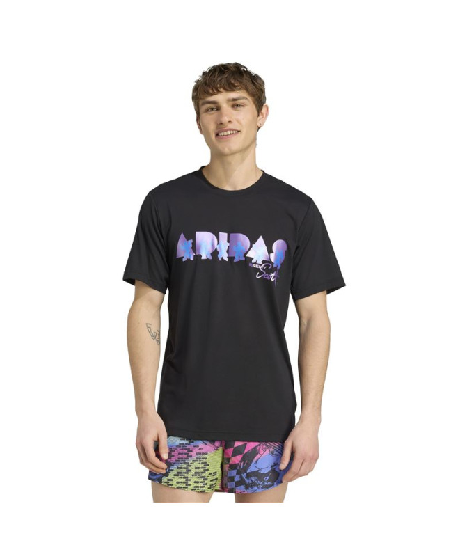 T-shirt de Fitness adidas Js T-Shirt Homme Noir