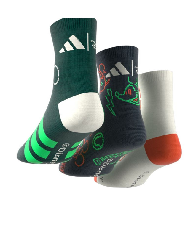 Meias adidas Lk Dy Mm 3Pp So Infantil Bege