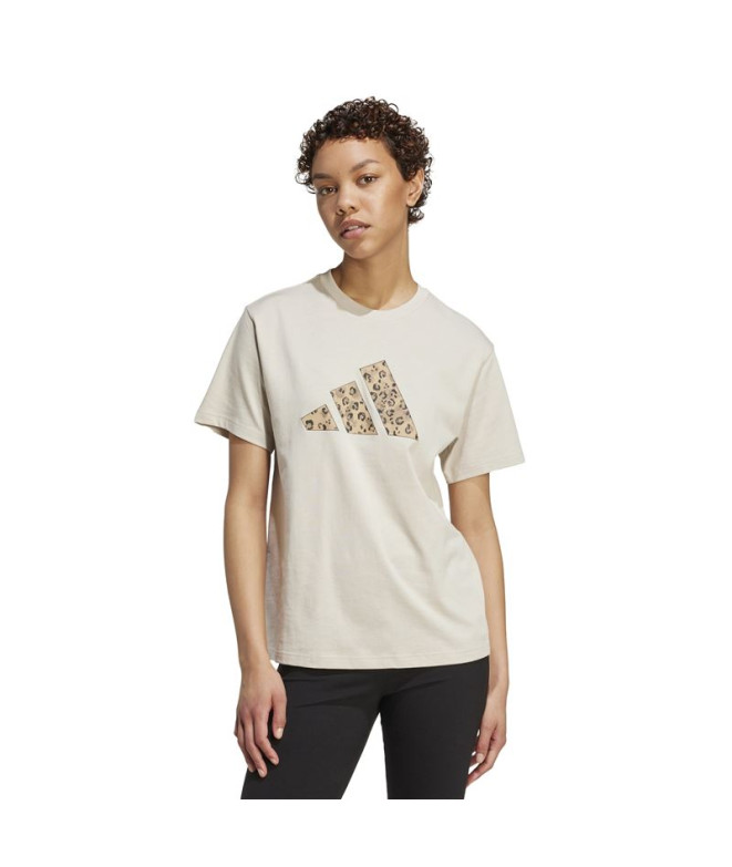 Camiseta adidas Animal Mujer Gris