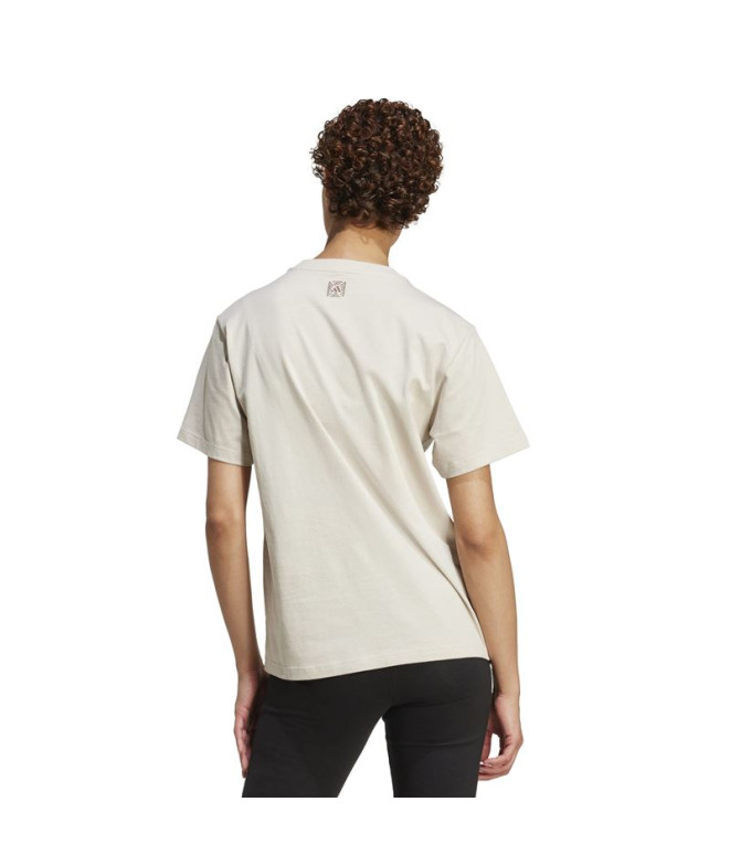 Camiseta adidas Animal Mujer Gris