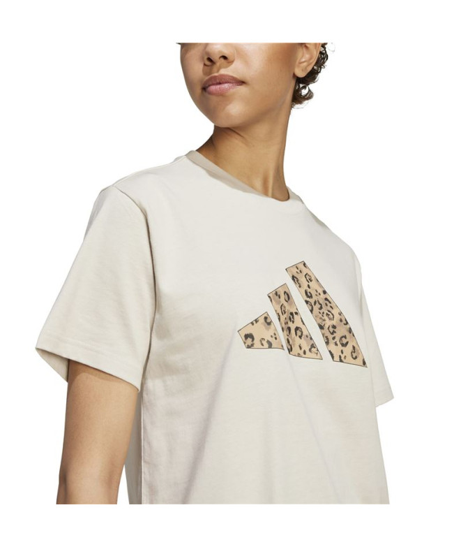 T-shirt adidas Animal Femme Gris