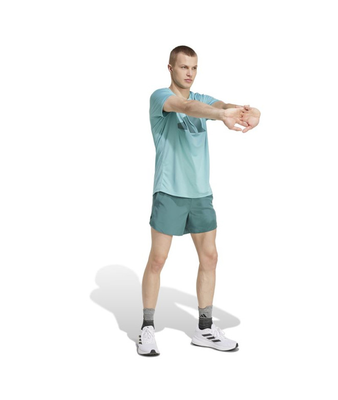 Calça de Running adidas Run It Short Homem Azcead