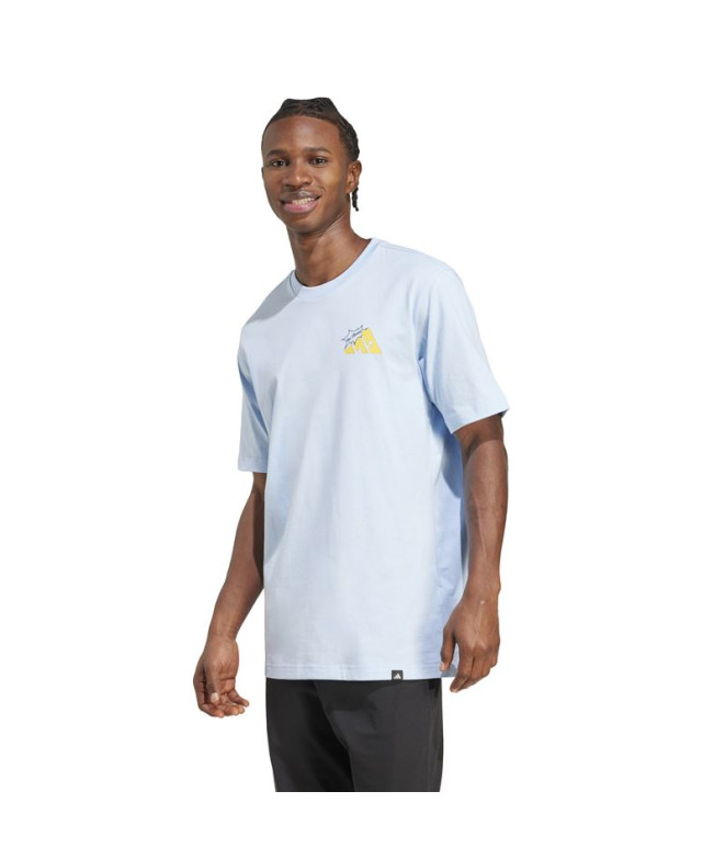 T-shirt adidas Fromage Homme Bleu