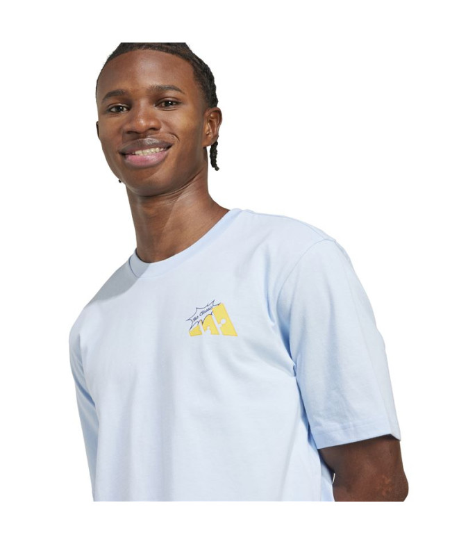 T-shirt adidas Fromage Homme Bleu