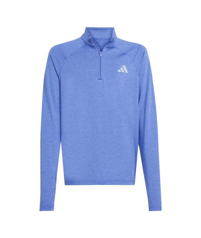 T-shirt de Fitness adidas Gt Pz Zip Ls Enfant Bleu / Fusazu / Refsil