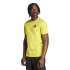 Camiseta de Futebol adidas Ftb Sticker Homem Amarelo