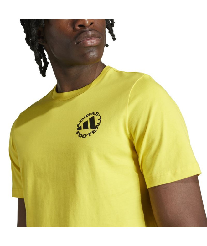 Camiseta de Futebol adidas Ftb Sticker Homem...