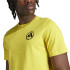 Camiseta de Futebol adidas Ftb Sticker Homem Amarelo