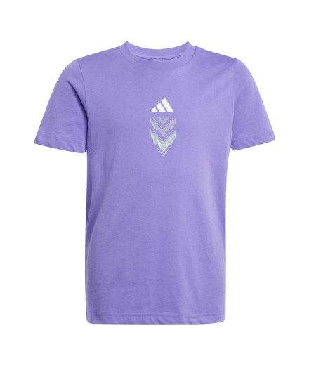 Camiseta de Futebol adidas F50 Sign Menino Roxo