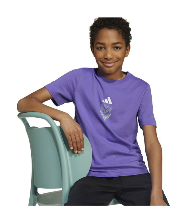 T-shirt de Football adidas F50 Sign Enfant Violet
