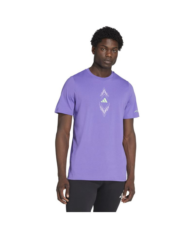 Camiseta de Futebol adidas F50 Sign Homem Roxo