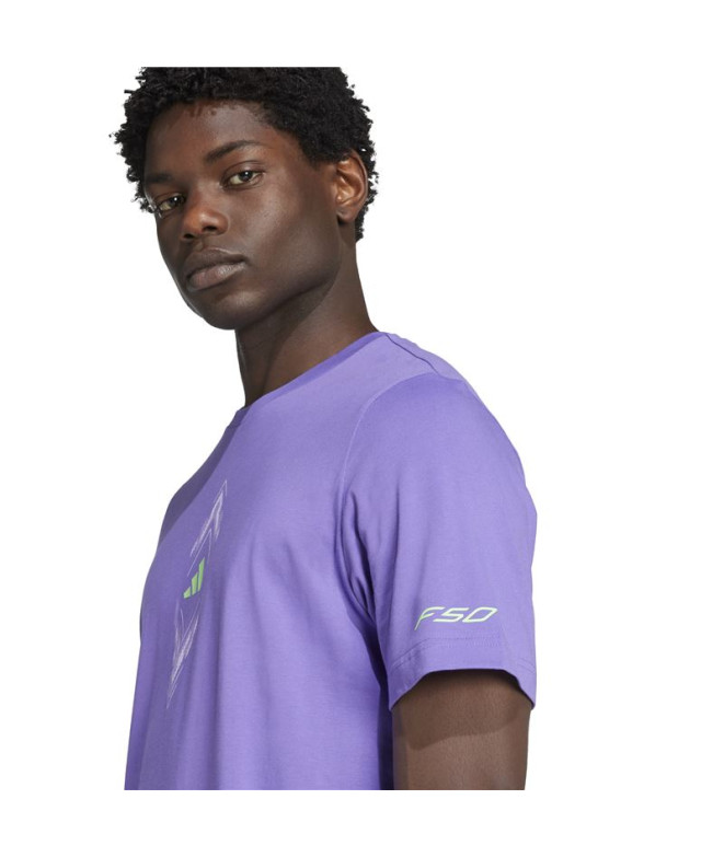 T-shirt de Football adidas F50 Sign Homme Violet
