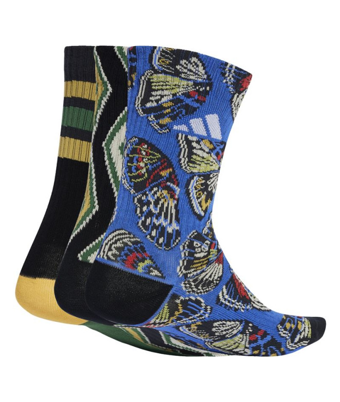 Meias adidas Farm 3Pp Mulher Multicolor