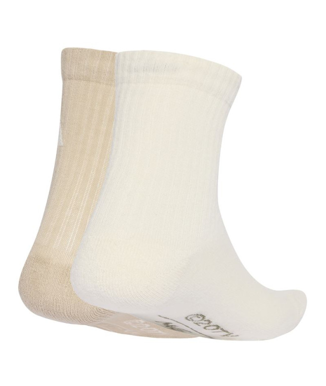 Meias adidas Sim 3Pp Emb Infantil Bege