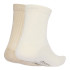 Meias adidas Sim 3Pp Emb Infantil Bege