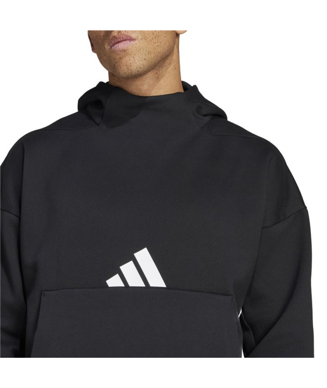 Sweat Adidas Z.N.E. Hd Homme Noir/Blanc
