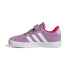 Zapatillas adidas VL Court 3.0 El C Infantil Púrado / Negro / Rojo