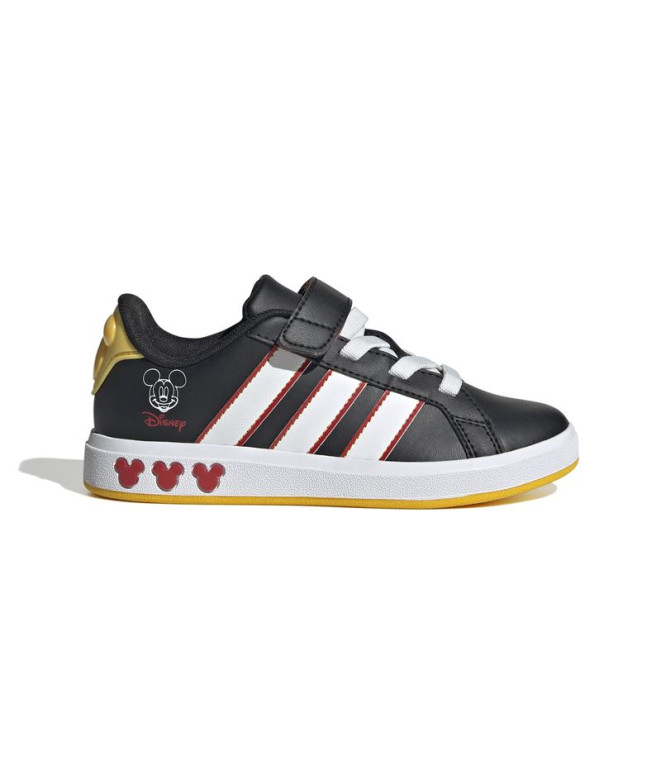 Zapatillas adidas Grand Court Mickey El Infantil Negro