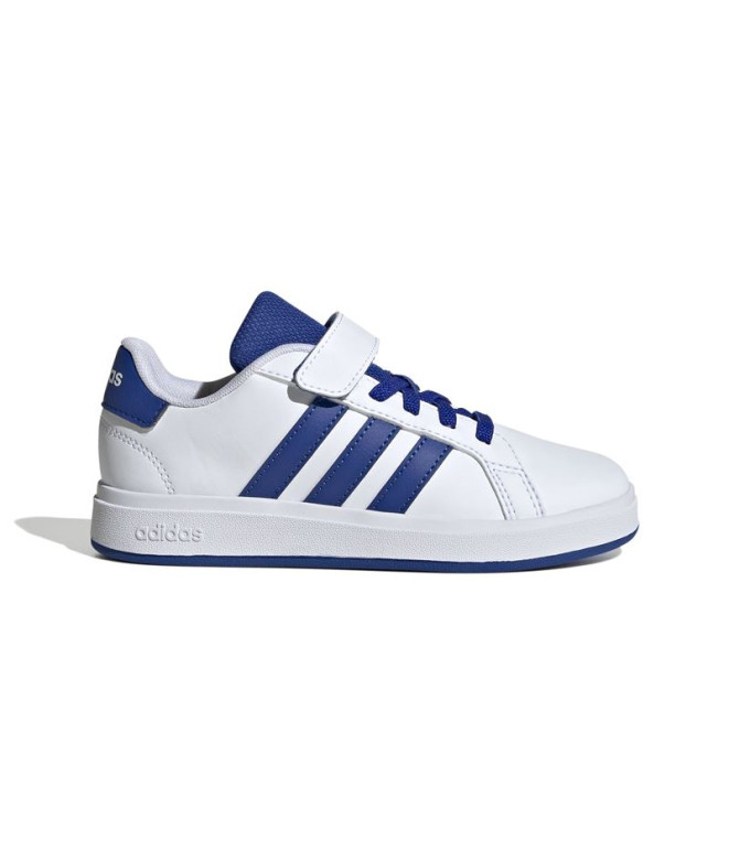Zapatillas adidas Grand Court 2.0 El C Infantil Blanco/Azul