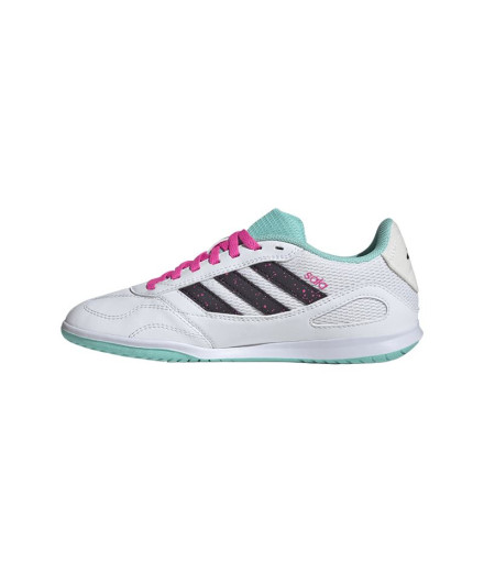 Bottes de Football adidas Super Sala III Enfant Blanc... 2