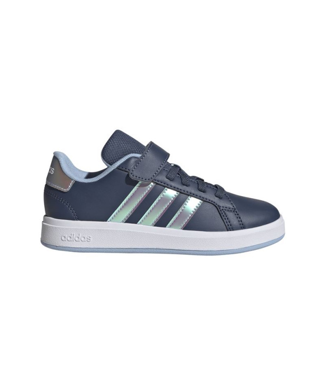 Chaussures adidas Grand Court 2.0 El C Enfant Bleu Foncé / Irides / Celcla