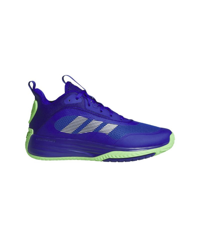 Zapatillas de Baloncesto adidas Ownthegame 3.0 HombreAzul lúcido / Plata metalizado / Explosión de lima