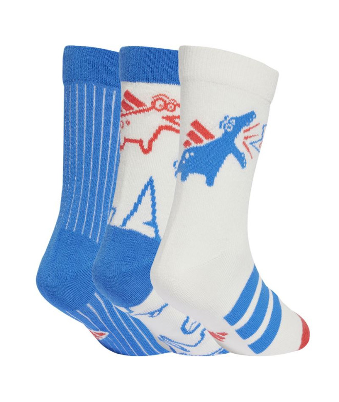 Meias adidas Lk Adrpt Infantil Azul