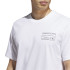 Camiseta de Baloncesto adidas Gfx Lb Tee 2 Hombre Blanco/Negro