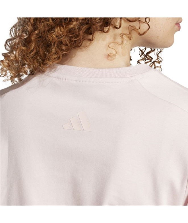 Camiseta adidas Cat Mulher Rosa