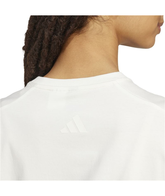 T-shirt adidas Chat Femme Beige